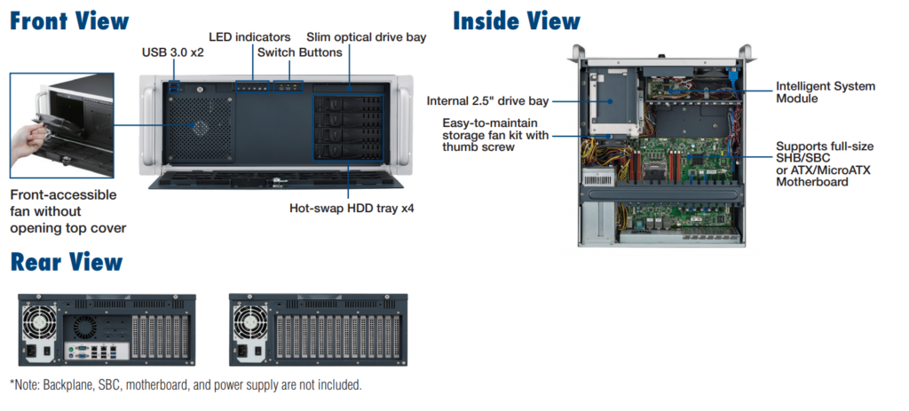 Apparence-Châssis-PC-industriel-ACP-4340-Advantech