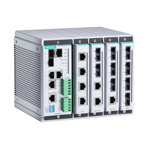 Switch Ethernet administrable modulaire EDS-619 Moxa