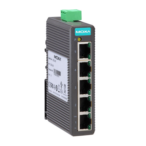 Switch Ethernet non administrable EDS-205 Moxa