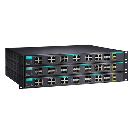 Switche Ethernet administrable Full Gigabit de niveau 3 ICS-G7826A Moxa