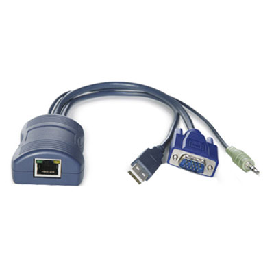 Adaptateur VGA, USB et audio vers CATx