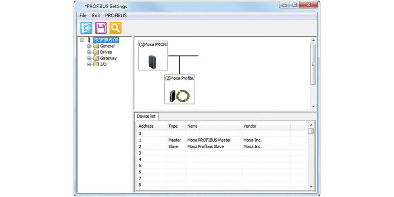 Fonction autoscan de la Passerelle Modbus TCP et profibus MGate 5101-PBM-MN