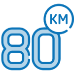 80 km