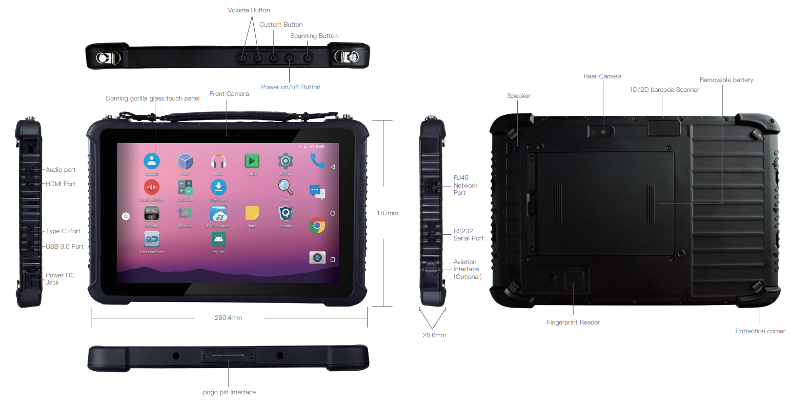 Tablette durcie R11 - Élégante, compacte, avec des performances de classe  mondiale