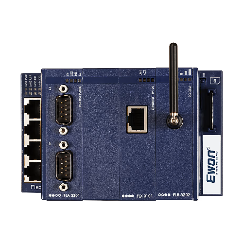 Ewon Flexy 201 – Passerelle VPN industrielle IIoT avec 4 ports Ethernet Ewon Flexy 201 – Passerelle VPN industrielle IIoT avec 4 ports Ethernet