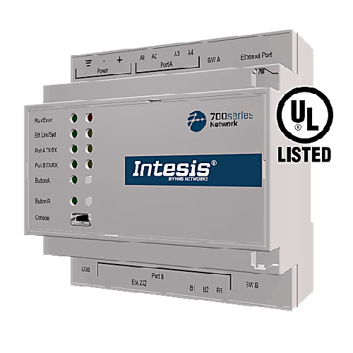 Passerelle DALI-2 vers Modbus TCP/RTU
