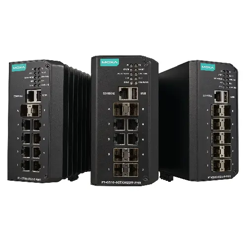 Moxa PT-G510 - Switch Gigabit Manageable 10 Ports Moxa PT-G510 - Switch Gigabit Manageable 10 Ports